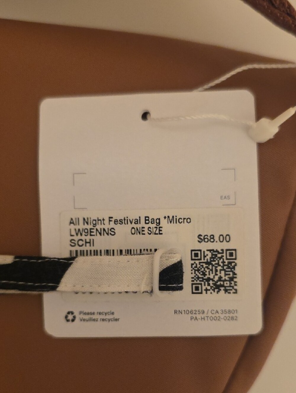 Lululemon Blush / Rose All Night Festival Micro Crossbody Bag - Picture 8 of 8